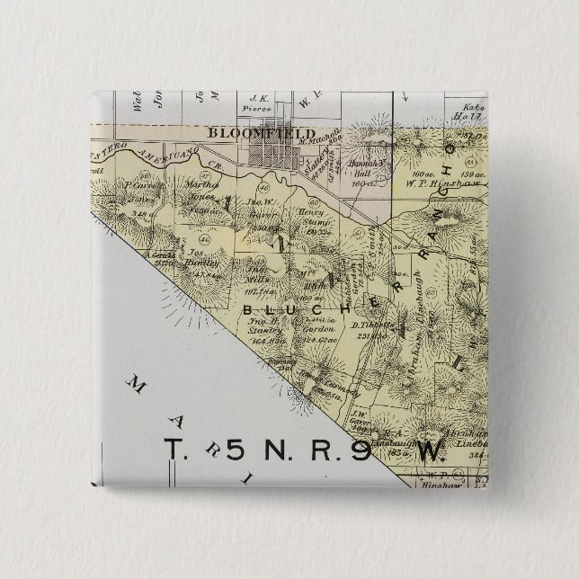 Sonoma County, California 3 Pinback Button (Front)