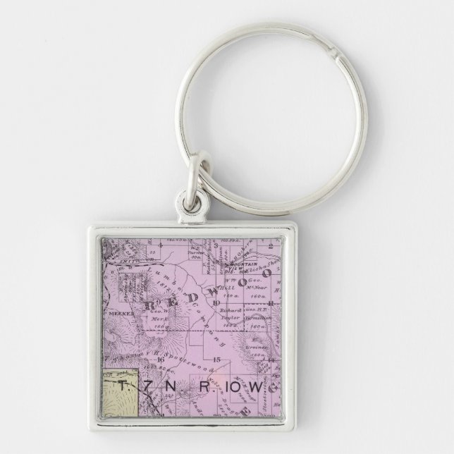 Sonoma County, California 8 Keychain (Front)
