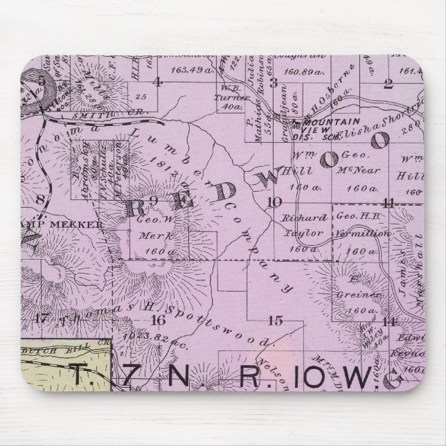 Sonoma County, California 8 Mouse Pad (Front)