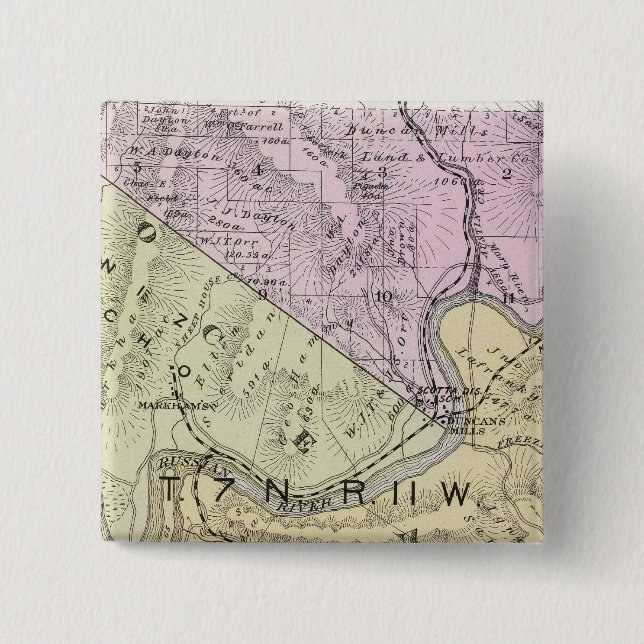 Sonoma County, California 8 Pinback Button (Front)