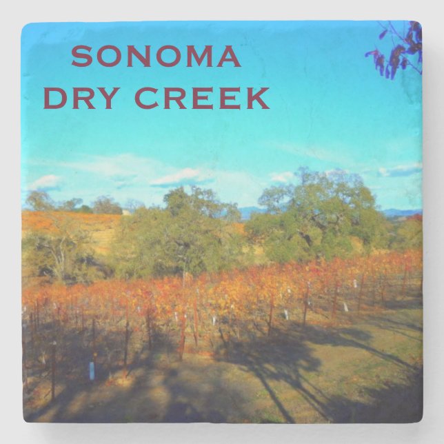 Sonoma Dry Creek Marble Stone Coaster (Front)