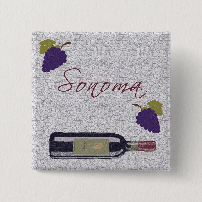 Sonoma Magnet Button (Front)