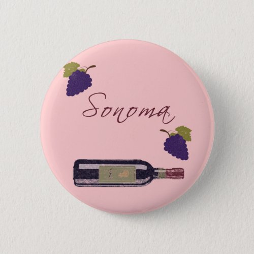 Sonoma Pinback Button