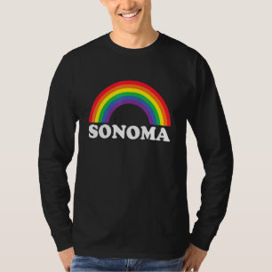 Sonoma Rainbow LGBTQ Gay Pride Lesbians Queer T-Shirt