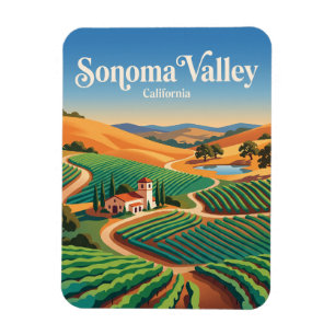 Sonoma Valley California Magnet