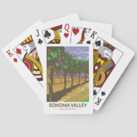 Sonoma Valley California Vineyard Travel Vintage