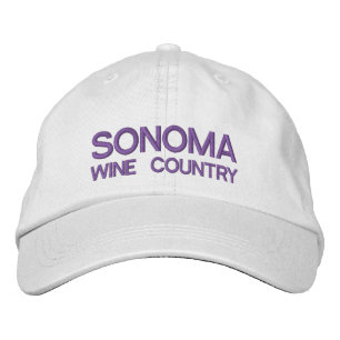 Sonoma wine Country Adjustable Hat