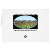 Sonoma Wine Country April 2018 Cards (Back Horizontal)