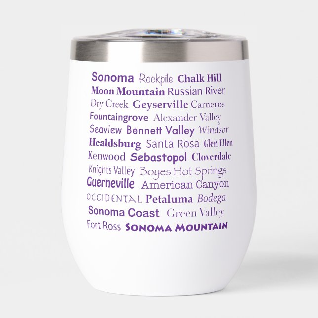 Sonoma Wine Tumbler (Front)