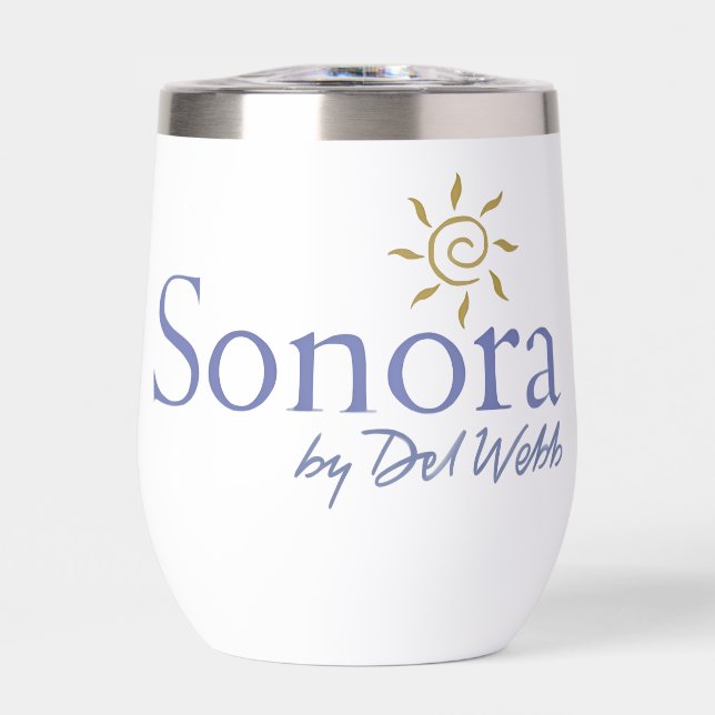 Sonora by Del Webb  Thermal Wine Tumbler (Front)