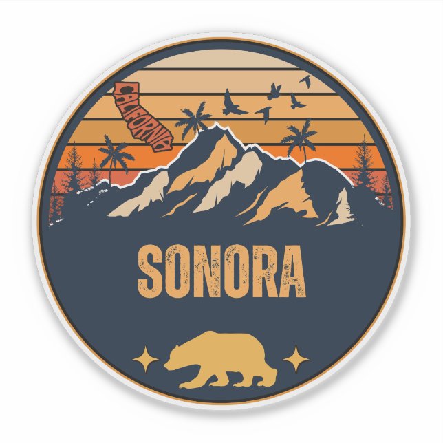Sonora, California Sticker (Front)