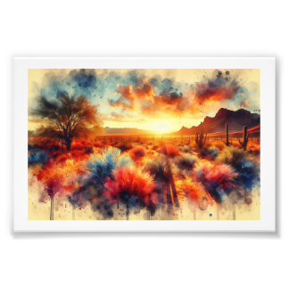 Sonora Desert Sunrise,  Photo Print