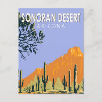 Sonoran Desert Arizona Vintage Art