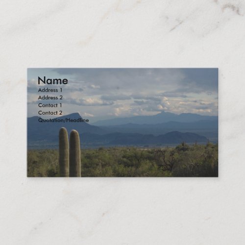 Sonoran Desert Business Cards