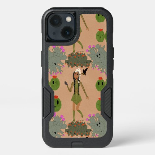 Sonoran Desert Cactus Faerie iPhone 13 Case