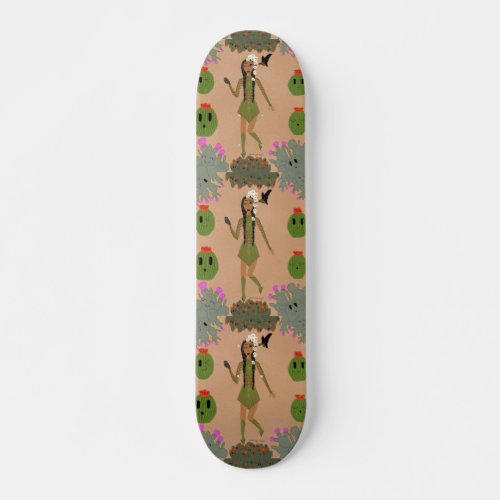 Sonoran Desert Cactus Faerie Skateboard