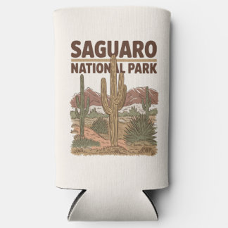 Sonoran Desert Saguaro National Park Seltzer Can Cooler