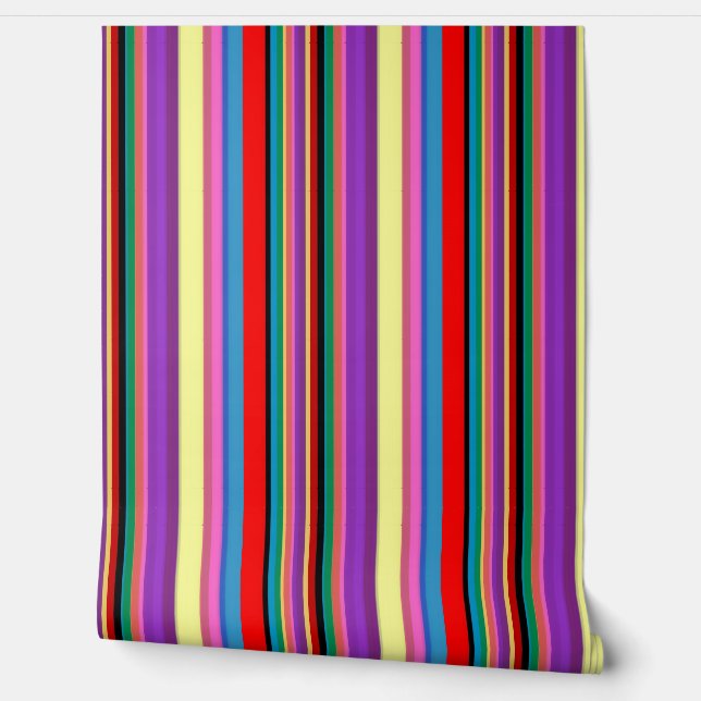 Sonoran Desert Stripes Wallpaper (Unrolling)