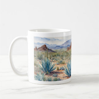 Sonoran Desert Watercolor Coffee Mug