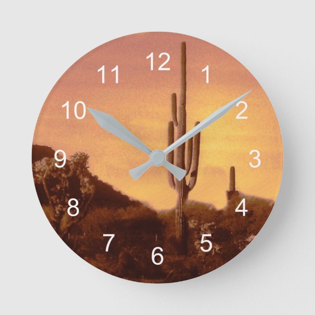 Sonoran sunset clock (Front)