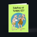 Son's 65th Birthday Card<br><div class="desc">Funny 65th Birthday Greeting Card for a man who is turning 65 years old</div>