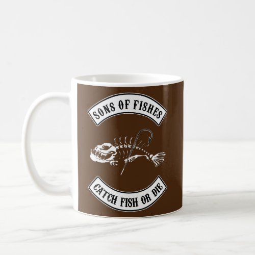 Sons Catch Fish Vintage  Coffee Mug