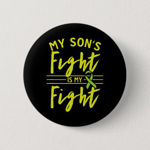 Son's Fight Is My Fight Kidney Disease Awareness Button