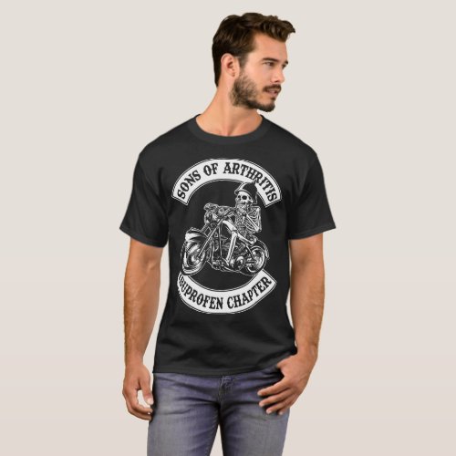 sons of arthritis chapter motorcycle T_Shirt