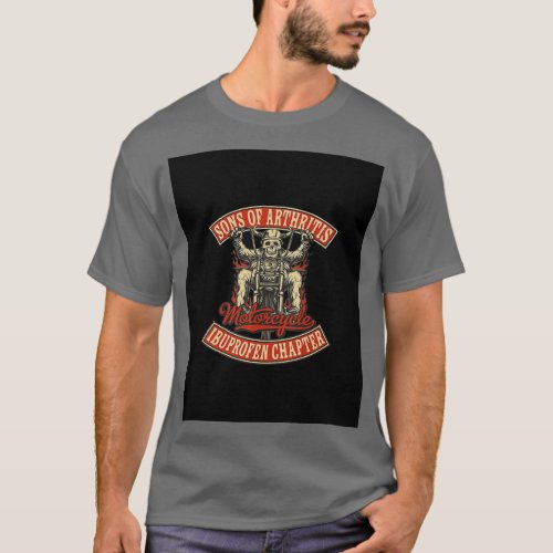 Sons Of Arthritis Ibuprofen Chapter Graphic T_Shirt