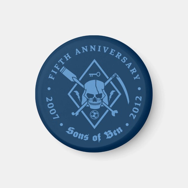 Sons of Ben - 5th Anniversary Magnet (Front)
