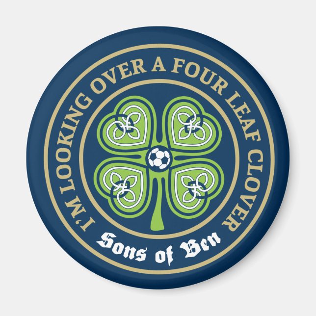 Sons of Ben - Four Leaf Clover Magnet (Front)