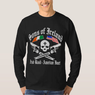 SONS of IRELAND Irish Blood / American Heart T-Shirt