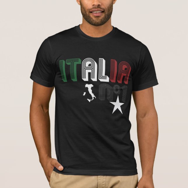 Sons of Italy - Black - Giovanni Paolo T-Shirt (Front)