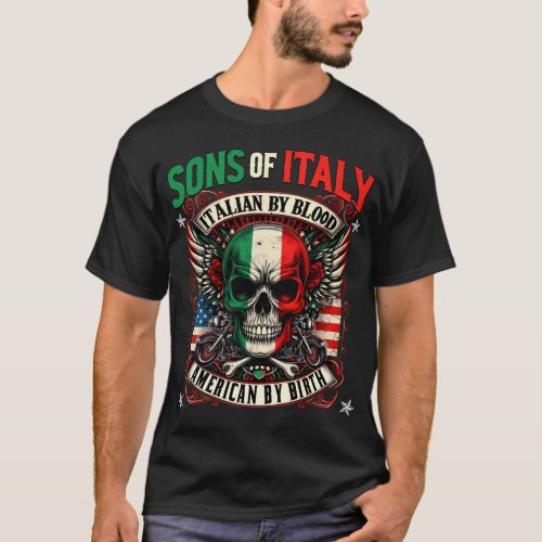Sons of Italy Italian American T_Shirt