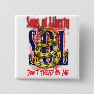Sons of Liberty DON'T TREAD ON ME button
