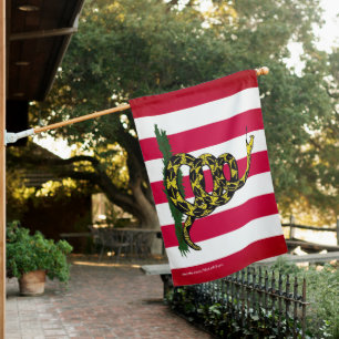 Sons Of Liberty Don't Tread On Me House Flag