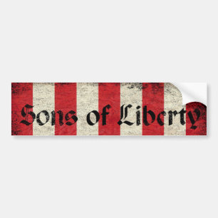 Sons of Liberty Flag Bumper Sticker