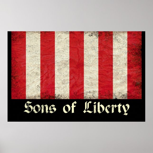 Sons of Liberty Flag Poster (Front)