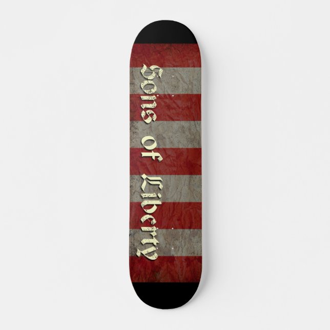 Sons of Liberty Flag Skateboard (Front)