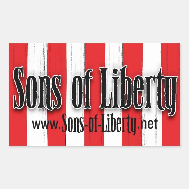 Sons of Liberty FLAG sticker (Front)