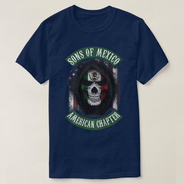 sons of mexico american chapter T-Shirt (Design Front)