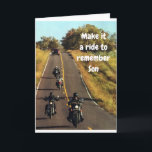**SON'S RIDE** ON HIS "BIRTHDAY" CARD<br><div class="desc">TELL HIM ON HIS BIRTHDAY... "SON ENJOY THE RIDE" FOR IT IS NOT EVERYDAY THAT YOU HAVE A BIRTHDAY. THANKS FOR STOPPING BY 1 OF MY 8 STORES!!!!</div>
