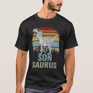 Sonsaurus Rex Son Saurus Child Boys Kids Family Di T-Shirt