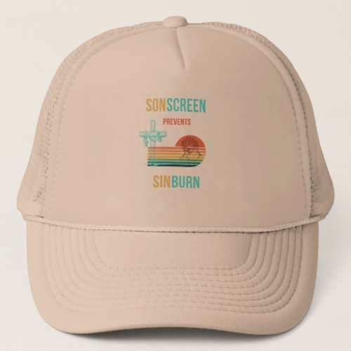 SONscreen prevents Sinburn Trucker Hat