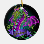 "Sonya" Rainbow Believe Dragon Art Ornament