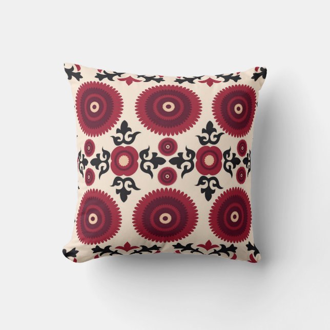 Sonya Suzani  Throw Pillow (Front)