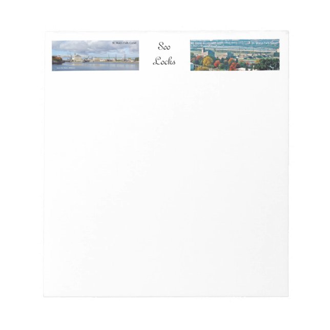 Soo Locks notepad (Front)