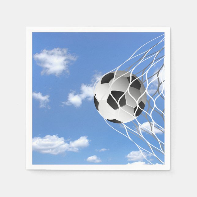 Soocer Ball in Net Napkins (Front)