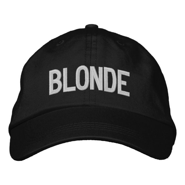 Sooled Blonde Embroidered Baseball Cap (Front)