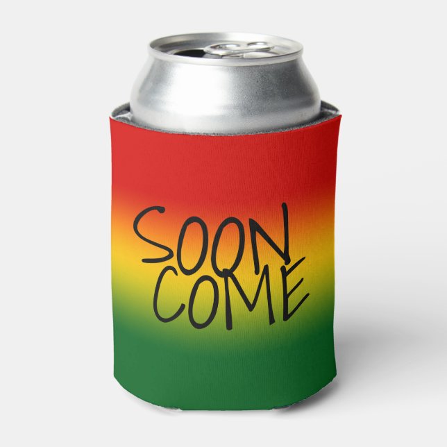 SOON COME - Jamaican Dialect Can Cooler (Can Front)